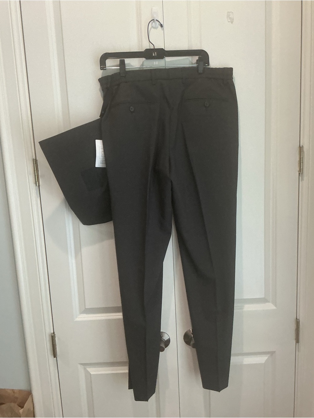 Theory Men’s Curtis drawstring Dark Gray Casual Trousers Size 34 x 32 - Picture 4 of 5